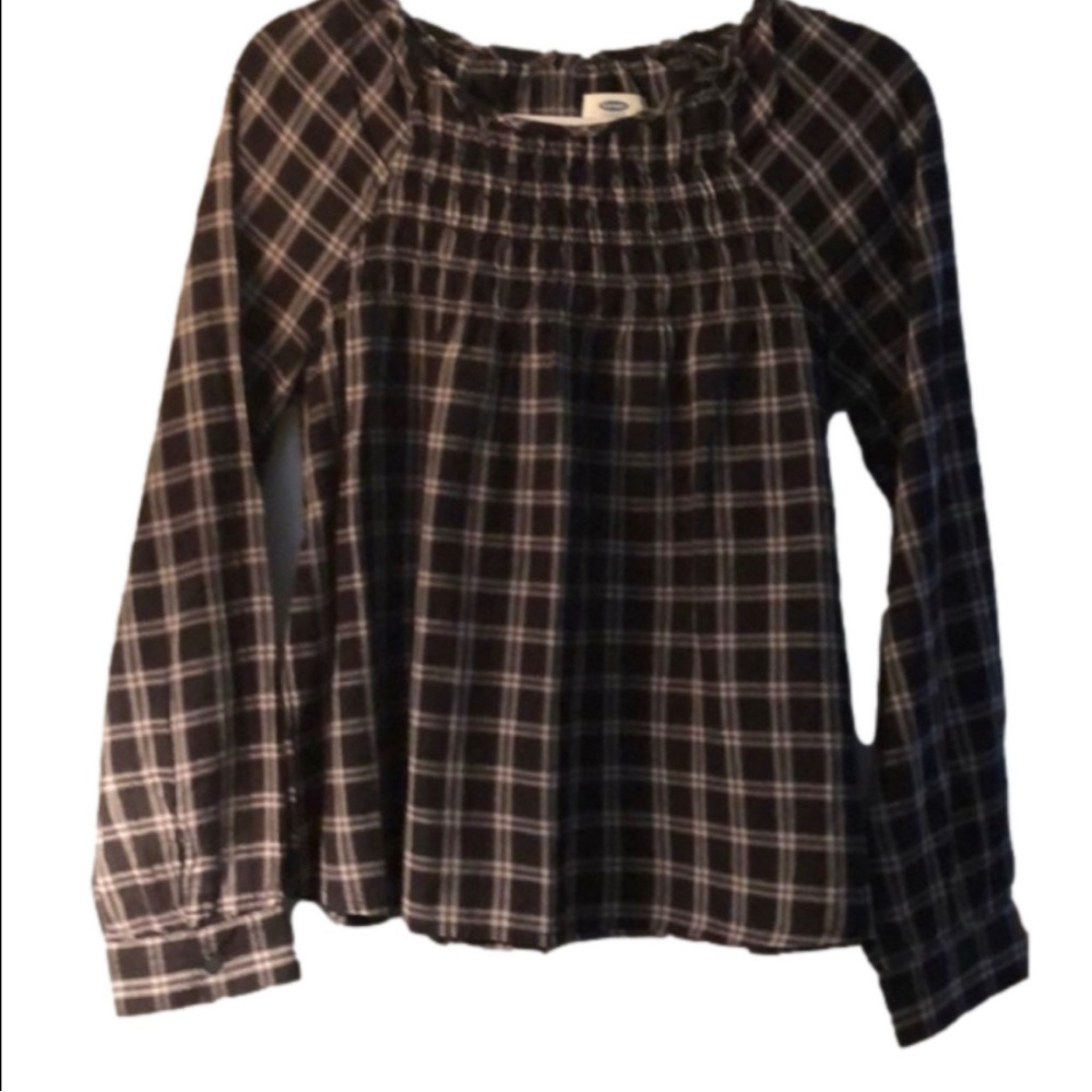 ❤️NWT Old Navy Baby Doll long sleeve lightweight, long sleeve pleaded Top